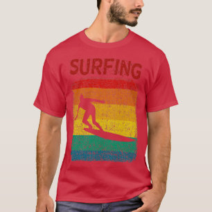 Surfing Retro Not leidende Look Surfer Surfbrett T-Shirt
