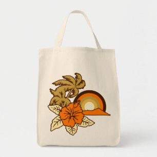 Surfing Safari Vintage Hawaiian Strandtasche Tragetasche