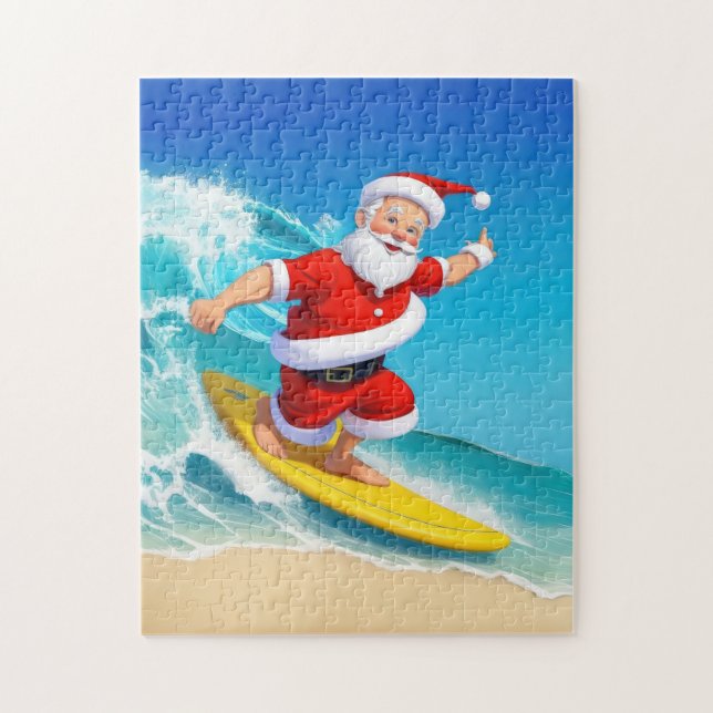 Surfing Santa Puzzle (Vertikal)