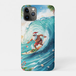 Surfing Santa Weihnachten mit Santa Surfer Case-Mate iPhone Hülle