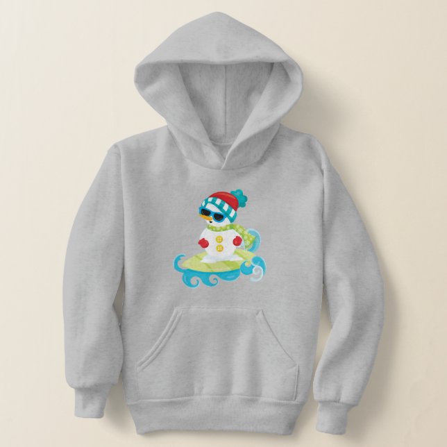 Surfing Snowman Hoodie (Ablage )