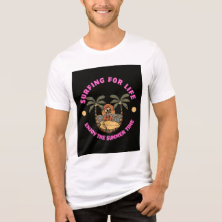 Surfing T-Shirt Tri-Blend Shirt