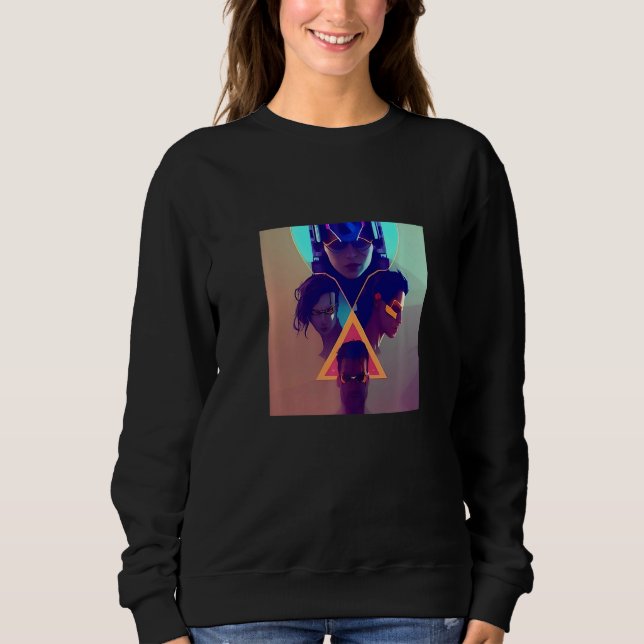 Surfing that Wave Wherever it Takes Me Gypsy Life  Sweatshirt (Vorderseite)