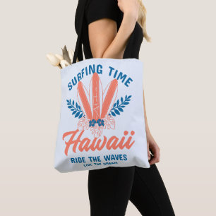 Surfing Time Hawaii Reite die Wellen