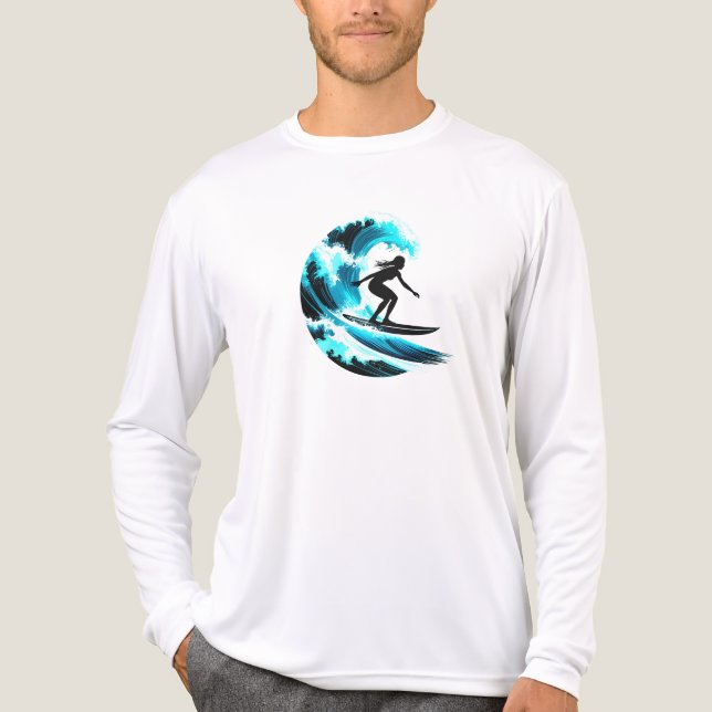 surfing Tri-Blend shirt (Vorderseite)