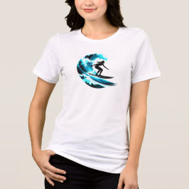 surfing Tri-Blend shirt