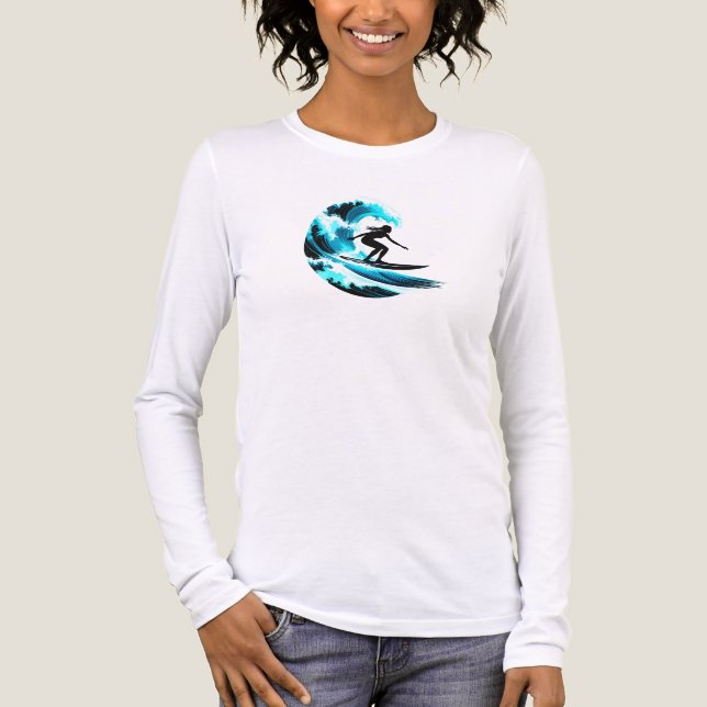 surfing Tri-Blend shirt (Vorderseite)