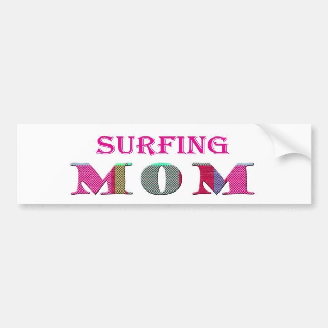 SurfingMom Autoaufkleber (Vorne)