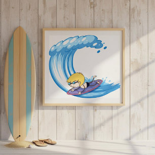 Surfjunge Poster