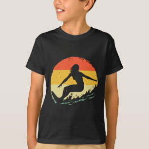 Surfkunst für Frauen Mädchen Strand Surfer Hawaiia T-Shirt
