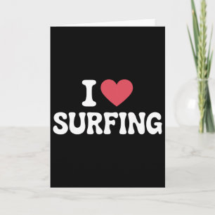 Surfkunst Für Männer Frauen Surfer Surfboard Liebh Karte
