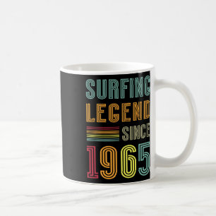 Surflegende 1965 60 Jahre Wasser Surfen 60. Geburt Kaffeetasse