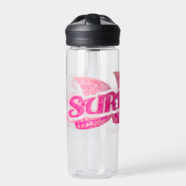 Surfmädchen oben lila pink trinkflasche