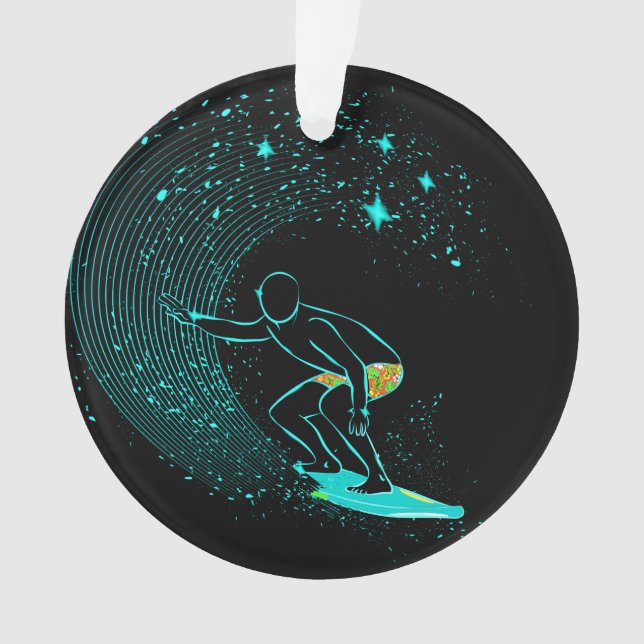 Surfmedaille Ornament zweite Version (Vorderseite)
