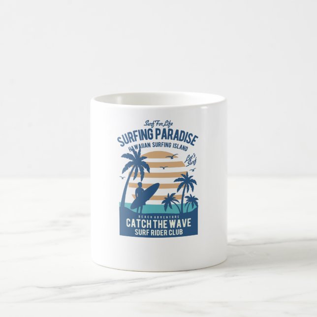 Surfparadies Kaffeetasse (Mittel)