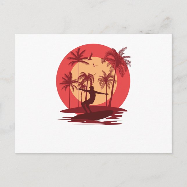 Surfparadies Postkarte (Vorderseite)