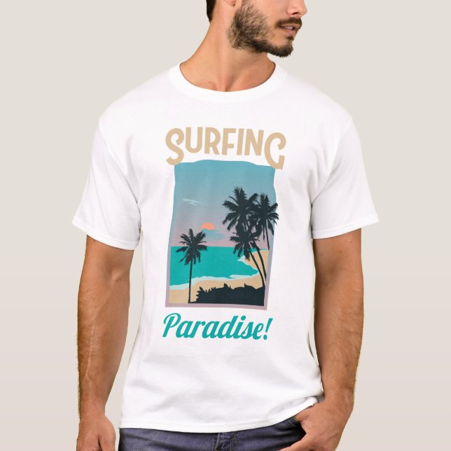 Surfparadies T-Shirt (Vorderseite)