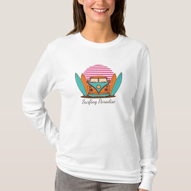 Surfparadies T-Shirt (Vorderseite)