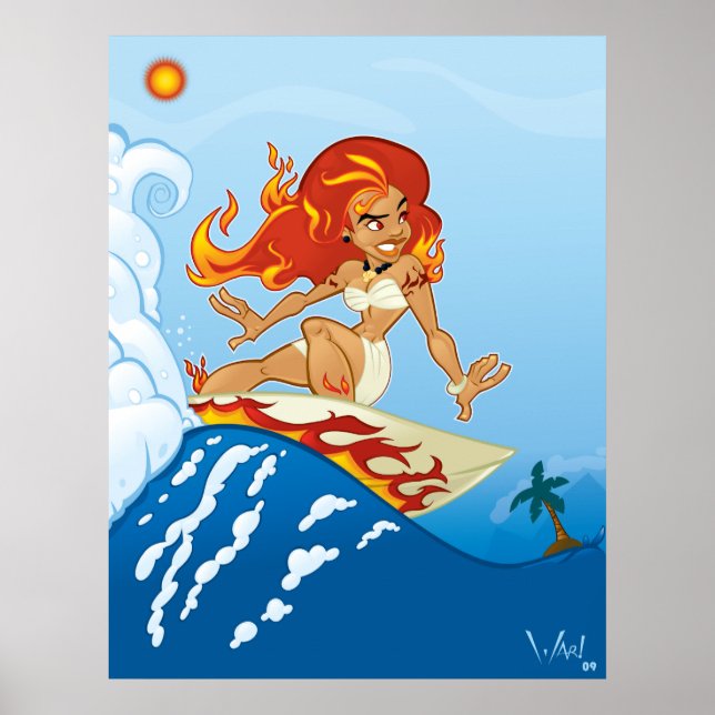 Surfposter Poster (Vorne)