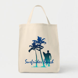 Surfrider Beach Hawaiian Palm Tree Mischung Tragetasche