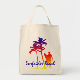 Surfrider Beach Hawaiian Palm Tree Mischung Tragetasche