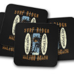 Surfrider Malibu Beach | Surfboard Untersetzer Set<br><div class="desc">Surfrider Malibu Beach | Surfboard Untersetzer Set - Bringen Sie etwas Persönlichkeit zu einem Party oder Ihrem Bar mit unserer Summer Untersetzer Collection.</div>