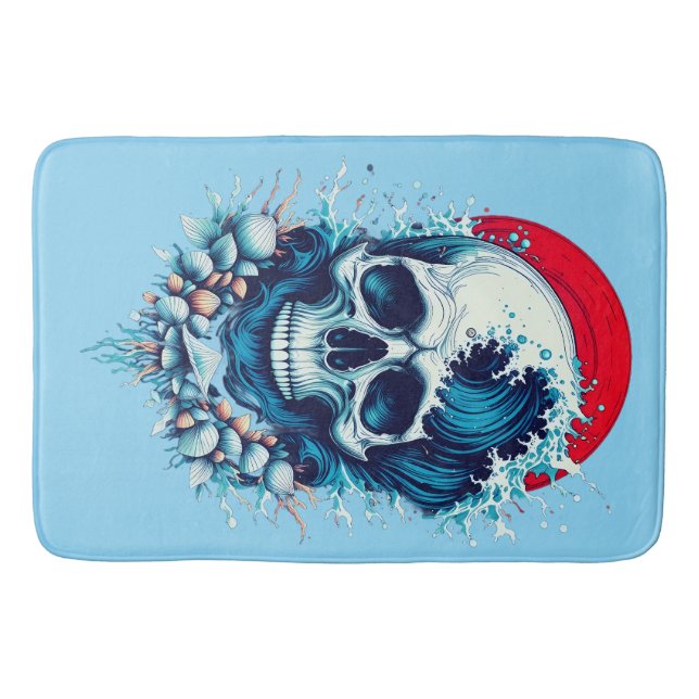 Surf's Last Ride Badematte (Vorderseite)