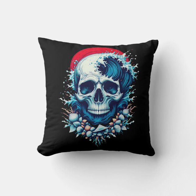 Surf's Last Ride Kissen (Vorderseite)