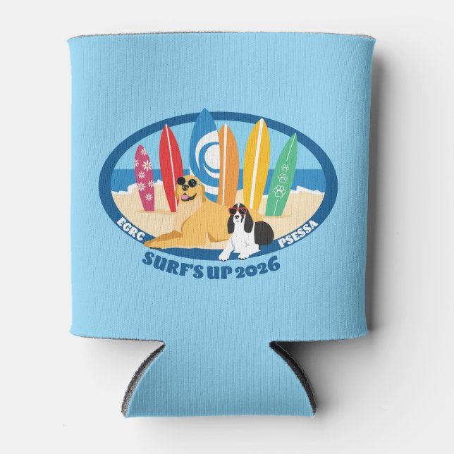 Surfs Up 2026 Can Coozie Dosenkühler (Vorderseite)