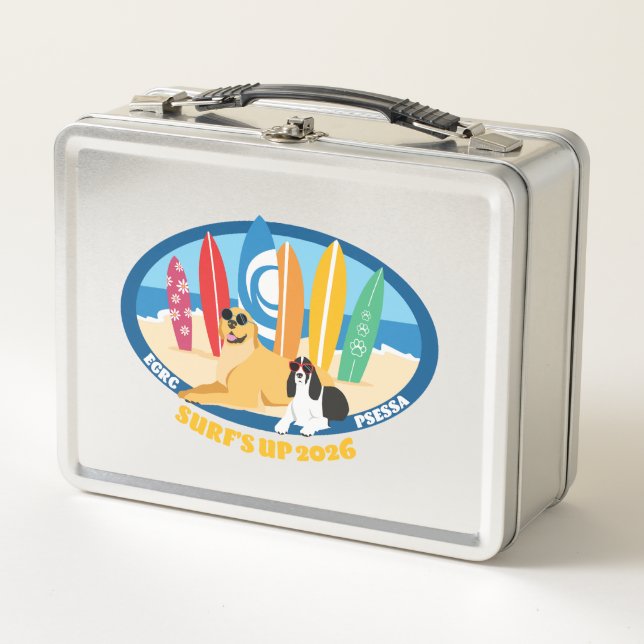Surfs Up 2026 Metall Lunchbox (Vorderseite)