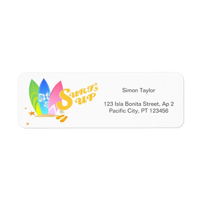 Surf's up Girly Birthday Party (Vorne)