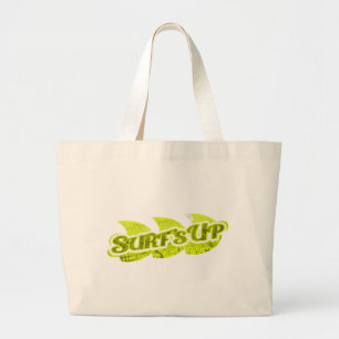 "Surf's Up" hellgrün blaue Surfer Tasche