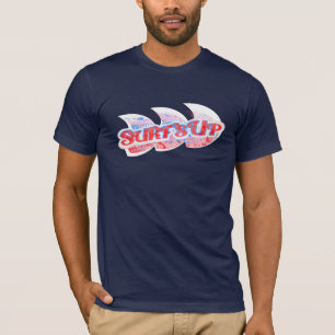 Surf's Up Herren's Red & Blue T - Shirt