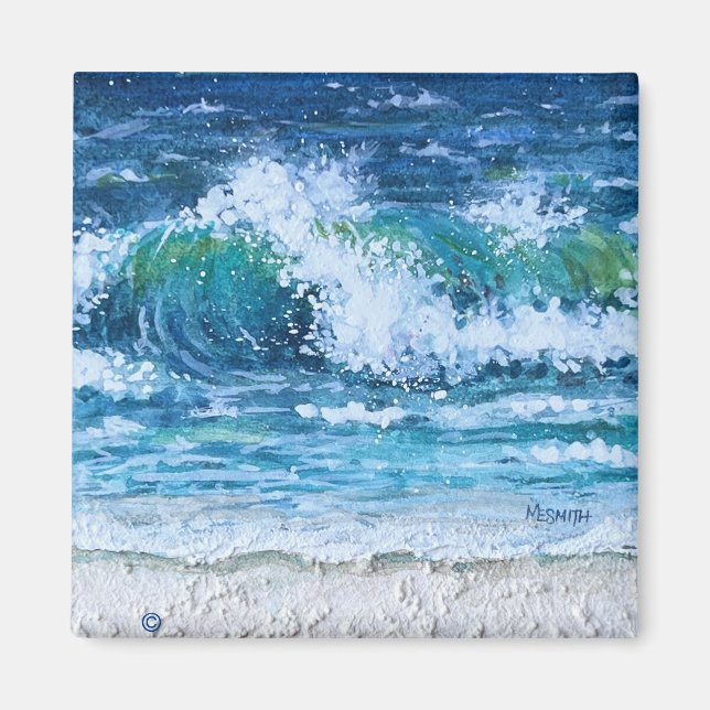 "Surf's Up" Magnet © Mary E Smith (Vorne)