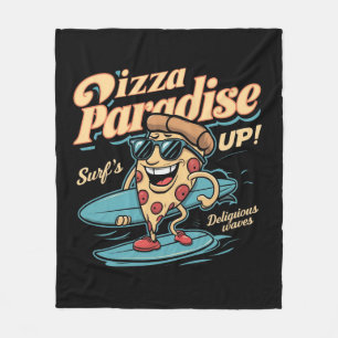 Surf's Up, Pizza Paradies Fleecedecke
