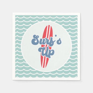 Surfs Up Strandgeburtstag Serviette