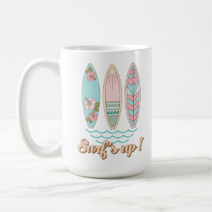 Surf's Up Surfboards Sommer Strand Leben Kaffeetasse