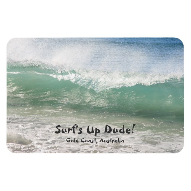 Surf's up Typ, Goldküste - Magnet (Horizontal)