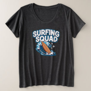Surfscheibe Große Größe T-Shirt