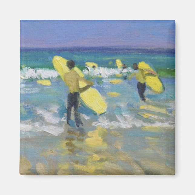 Surfschule in St. Ives Magnet (Vorne)