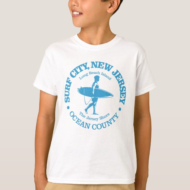 Surfstadt (Surfer) T-Shirt (Vorderseite)