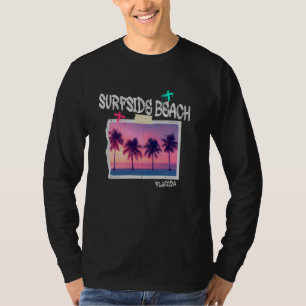 Surfstrand Florida Retro Surfer Vintager Strand T-Shirt