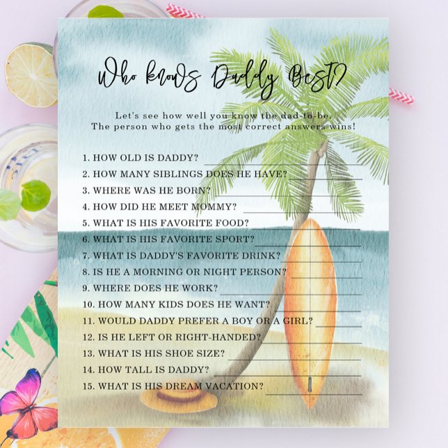 Surfstrand - Game Wer Papa am besten kennt (Von Creator hochgeladen)