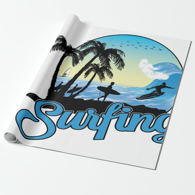 Surfstrand Geschenkpapier (Ungerollt)