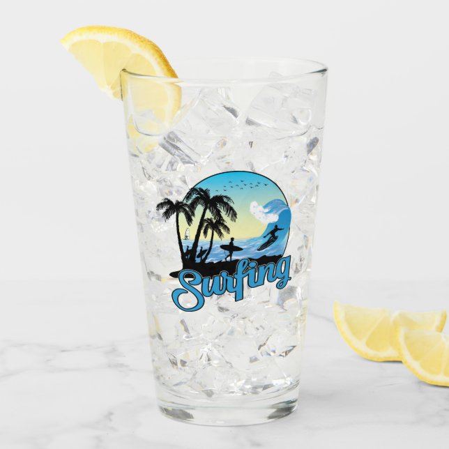 Surfstrand Glas (Vorderseite Ice)