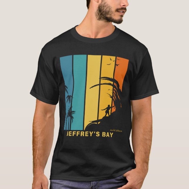 Surfstrand Jeffreys Bay Südafrika T-Shirt (Vorderseite)