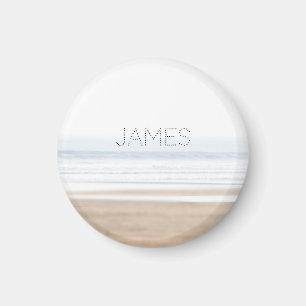 Surfstrand personalisiert magnet