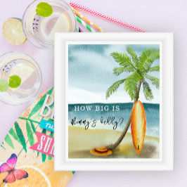 Surfstrand - Wie groß ist Mommy's Bauch Poster