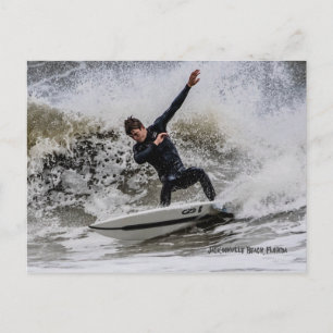 Surft hoch! postkarte