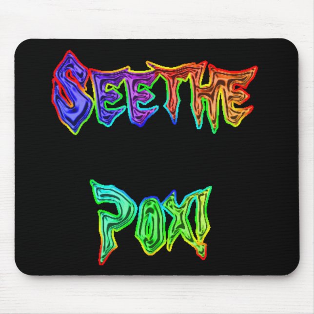 Surfthe Regenbogen! Mousepad (Vorne)